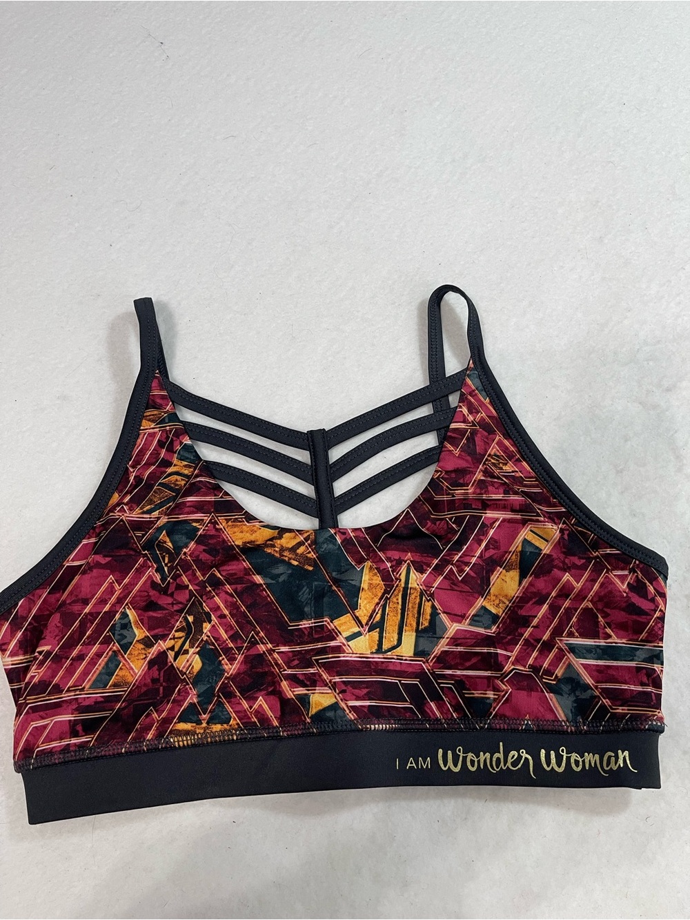 Her Universe Wonder Woman sports bra size Medium